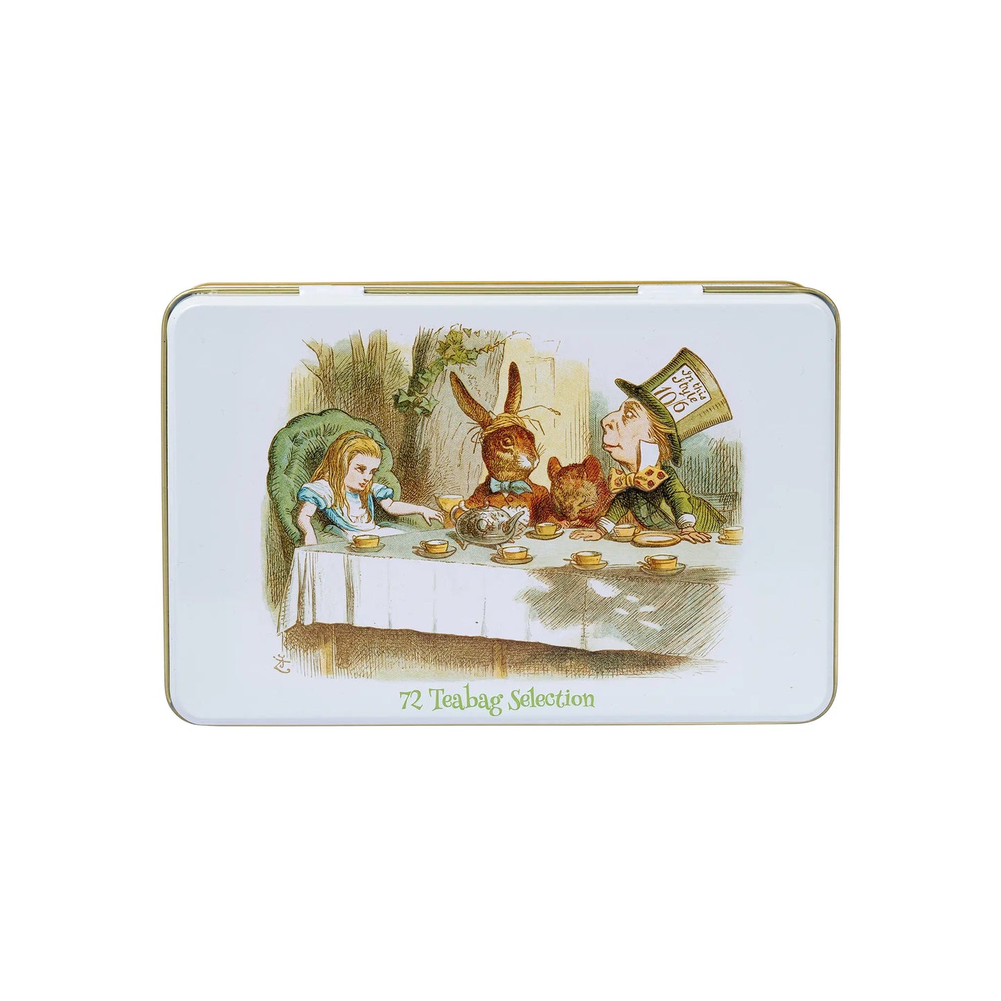 Alice in Wonderland Tea Selection Tin with 72 teabag selection by New English Teas