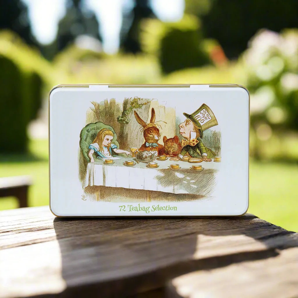 Alice in Wonderland Tea Selection Tin with 72 teabag selection by New English Teas