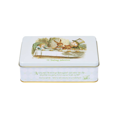 Alice in Wonderland Tea Selection Tin with 72 teabag selection by New English Teas
