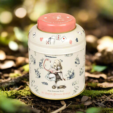 Alice In Wonderland 80 Teabag Tea Caddy - Traditional - New English Teas