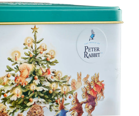 Peter Rabbit & Friends Christmas Classic Tea Tin with 40 Breakfast Teabags by New English Teas