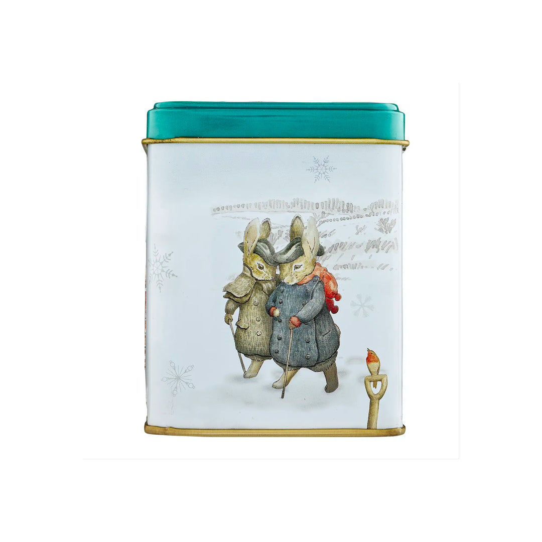 Peter Rabbit & Friends Christmas Classic Tea Tin with 40 Breakfast Teabags by New English Teas