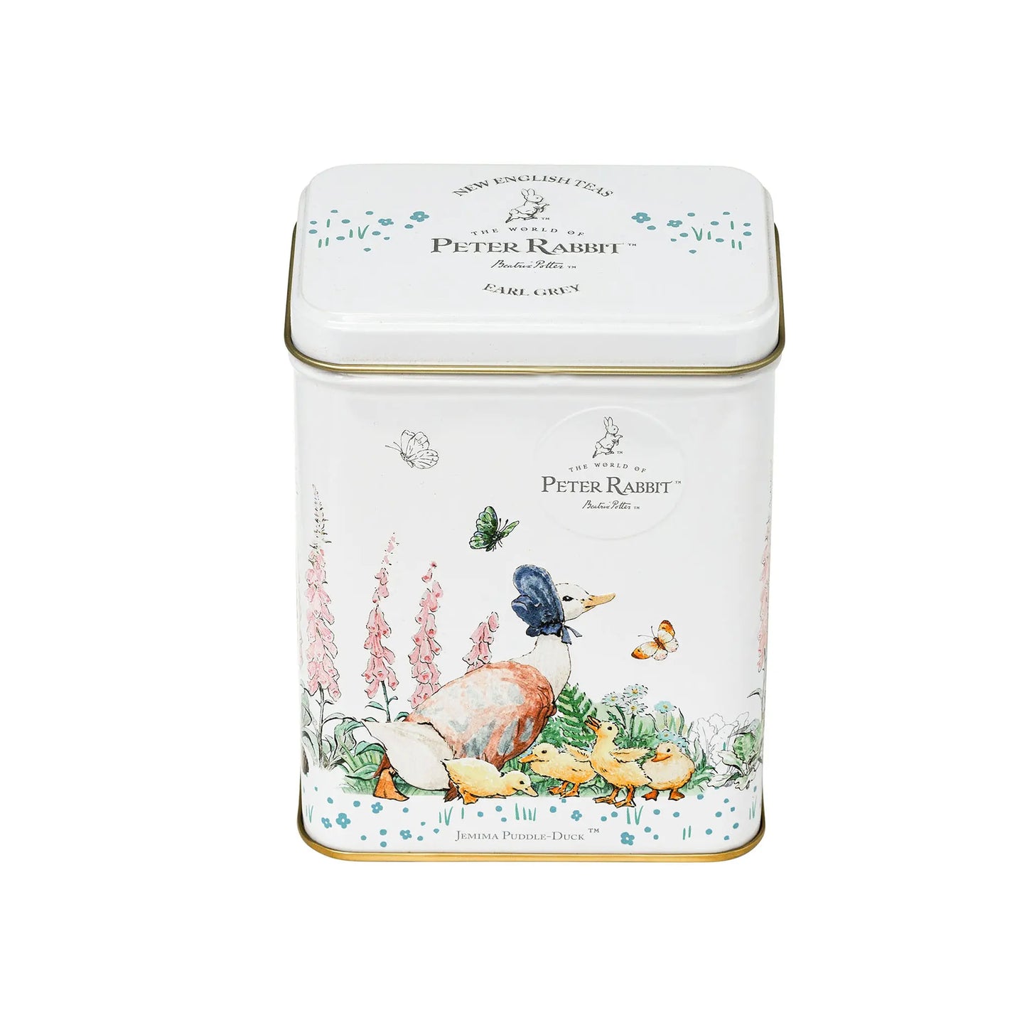 Beatrix Potter Portrait Tea Tin - Jemima Puddle Duck - New English Teas