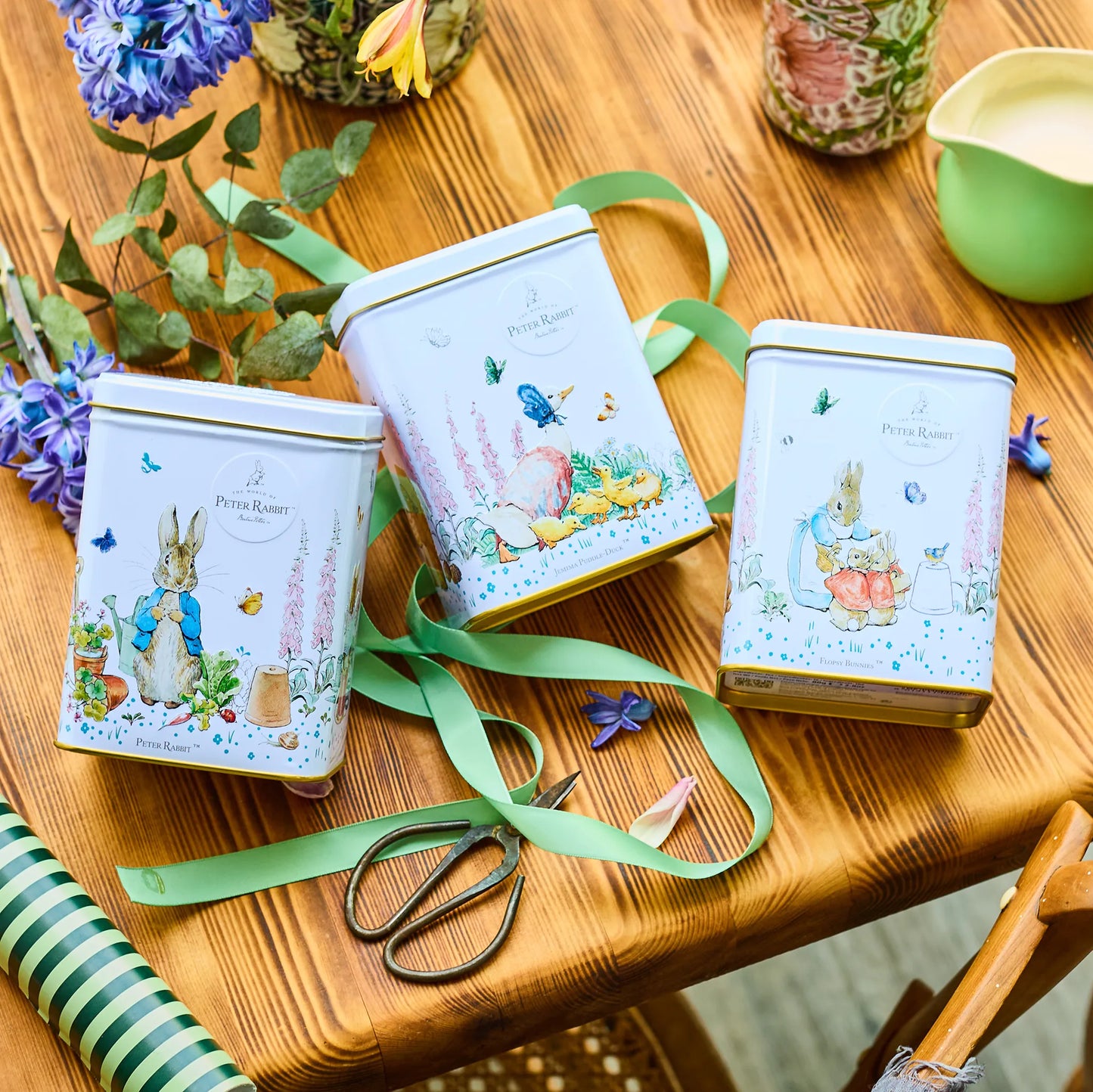 Beatrix Potter Triple Tea Tin Gift Pack - Classic - New English Teas