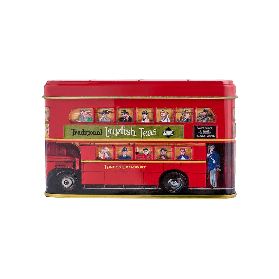Best of British 10 Teabag Tin - London Bus - New English Teas