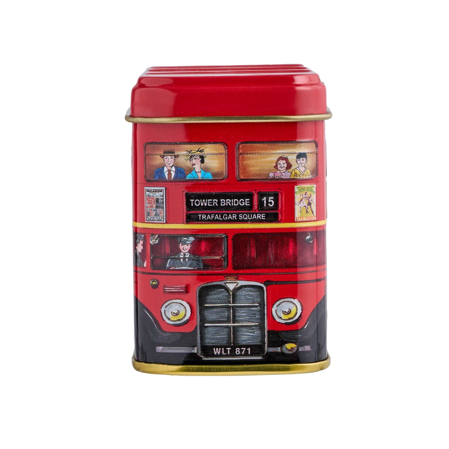 Best of British 10 Teabag Tin - London Bus - New English Teas
