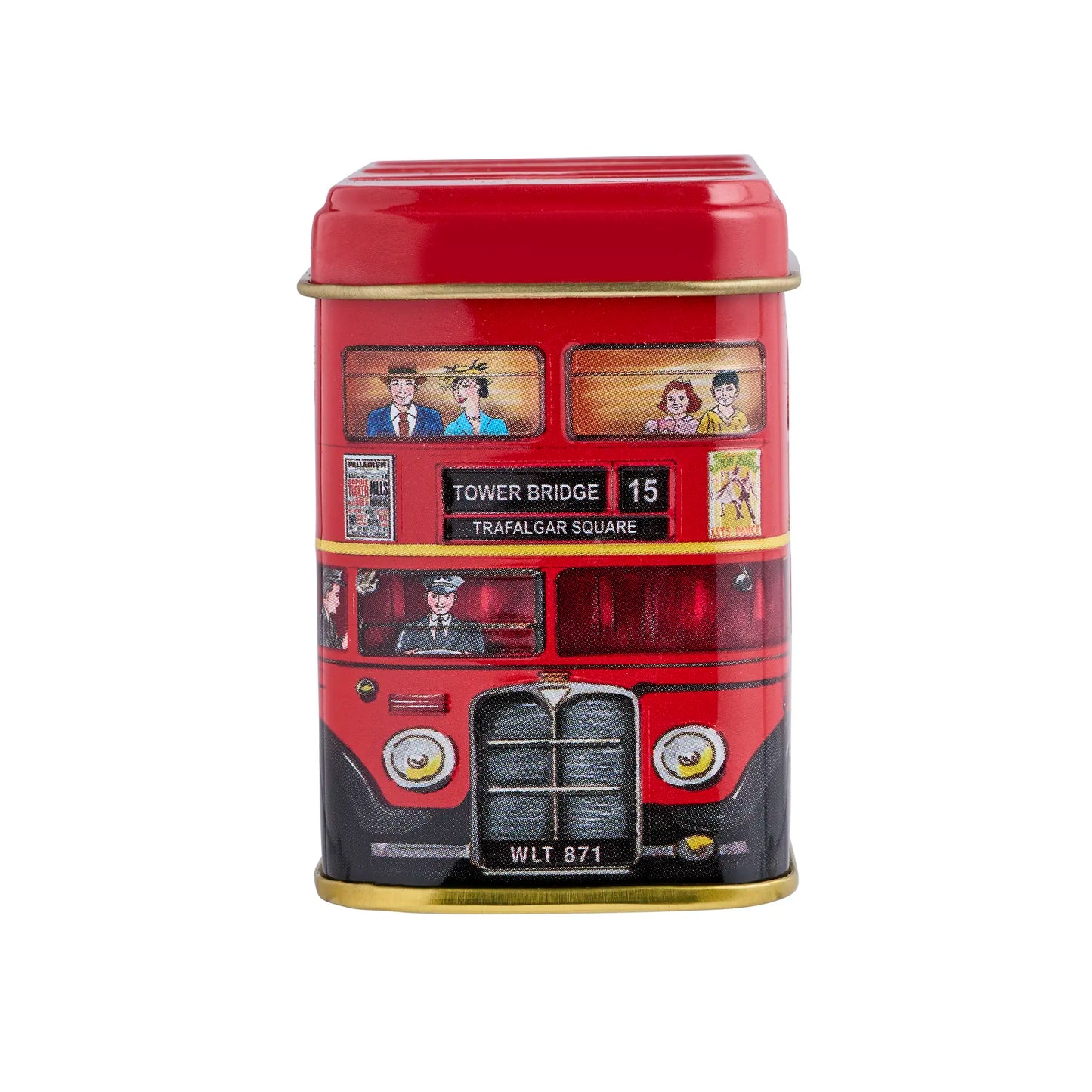 Best of British 10 Teabag Tin - London Bus - New English Teas
