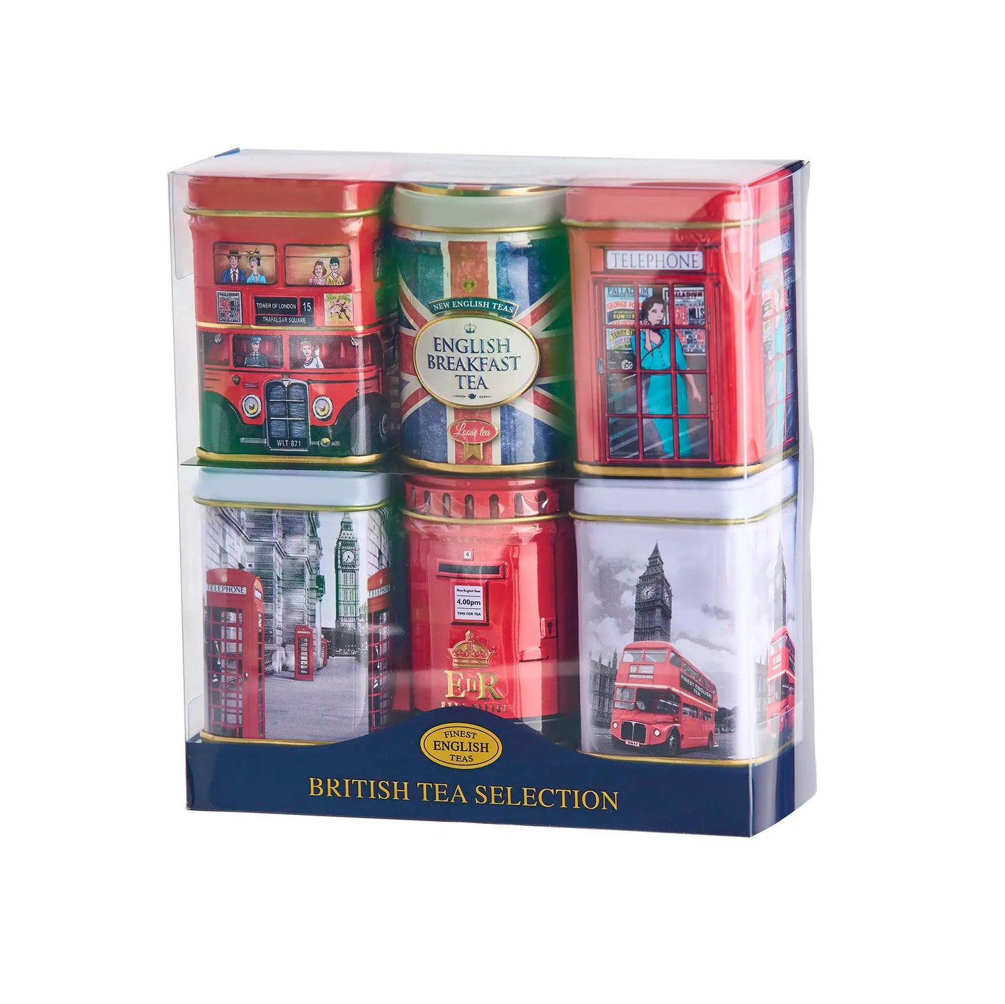Best of British Mini Tea Tin Set of 6 - Traditions - New English Teas