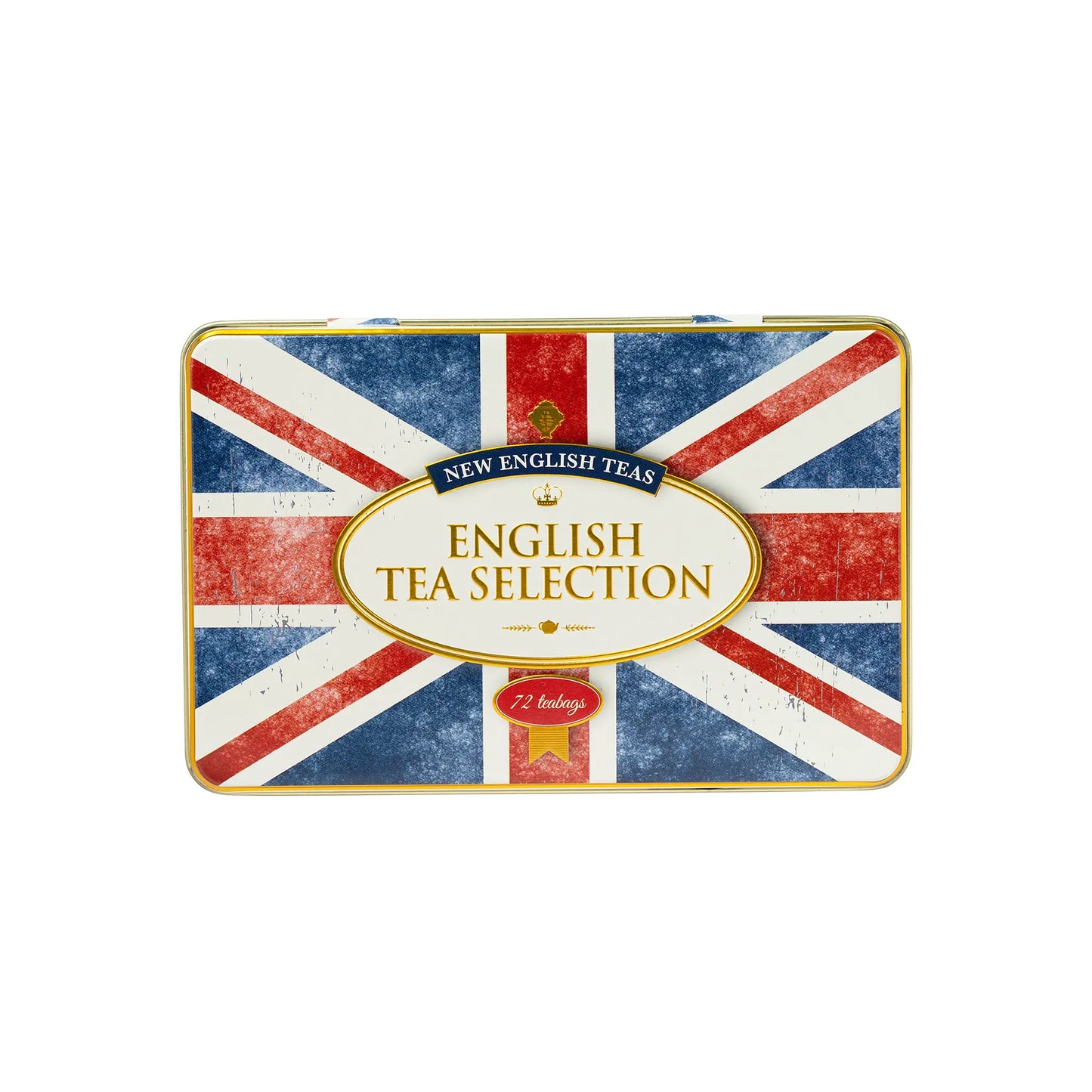 Union Jack 72 Teabag Selection Tin by New English Teas