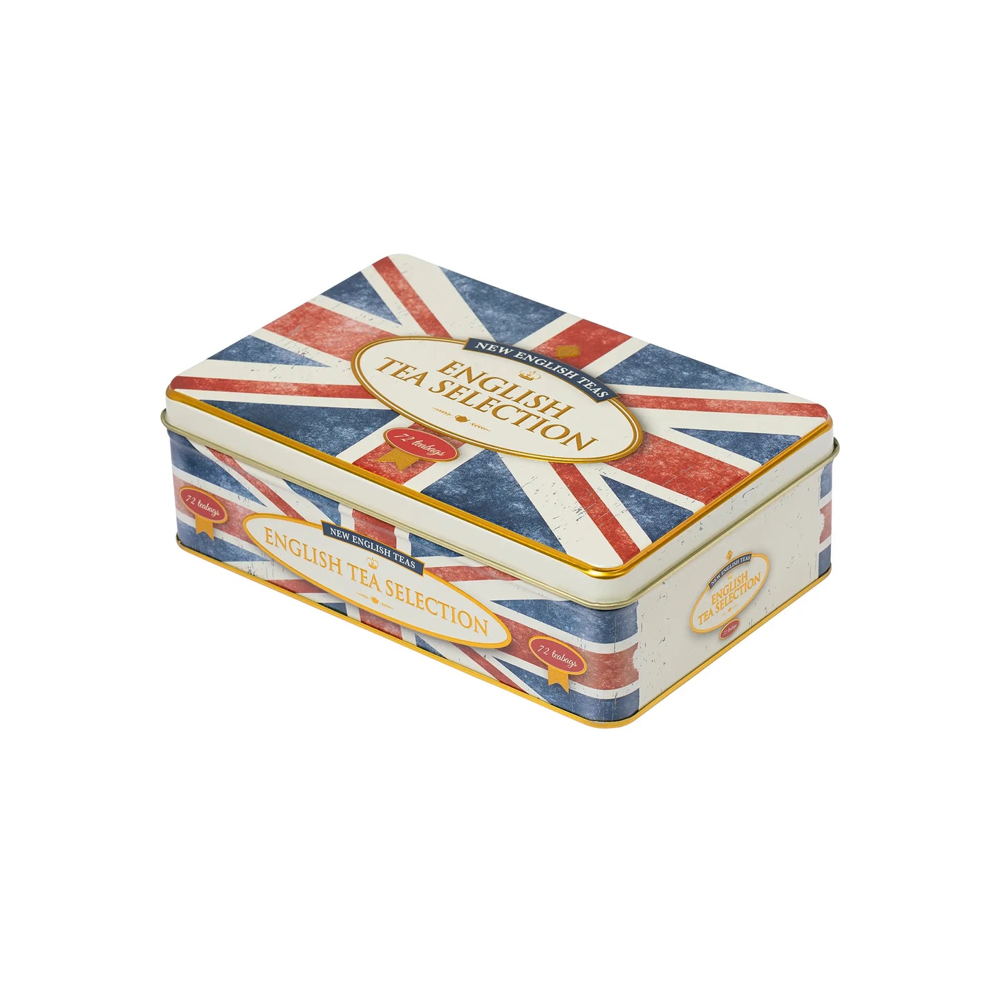 Union Jack 72 Teabag Selection Tin by New English Teas
