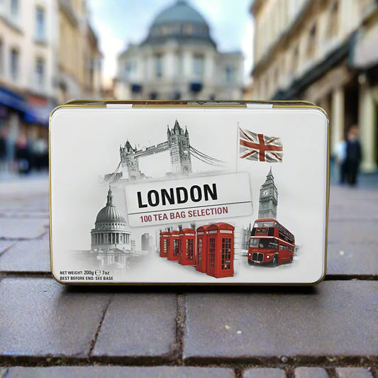 Love London Tea Selection Tin - Black & White - New English Teas