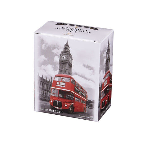 Love London 6 Teabag Box - Black & White Bus - New English Teas