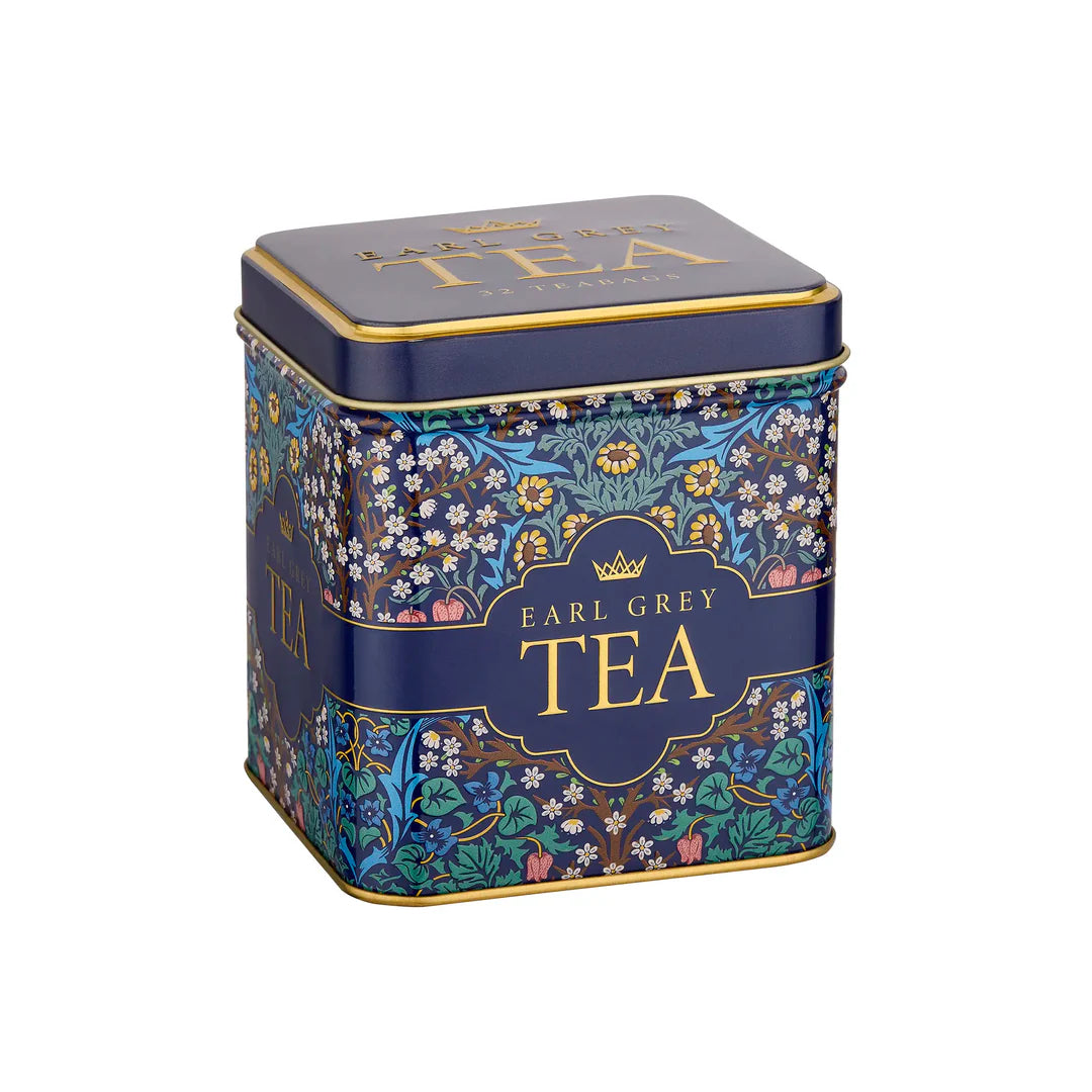 Tapestry Square Tea Tin Set of 4 Tins & Blends by New English Teas