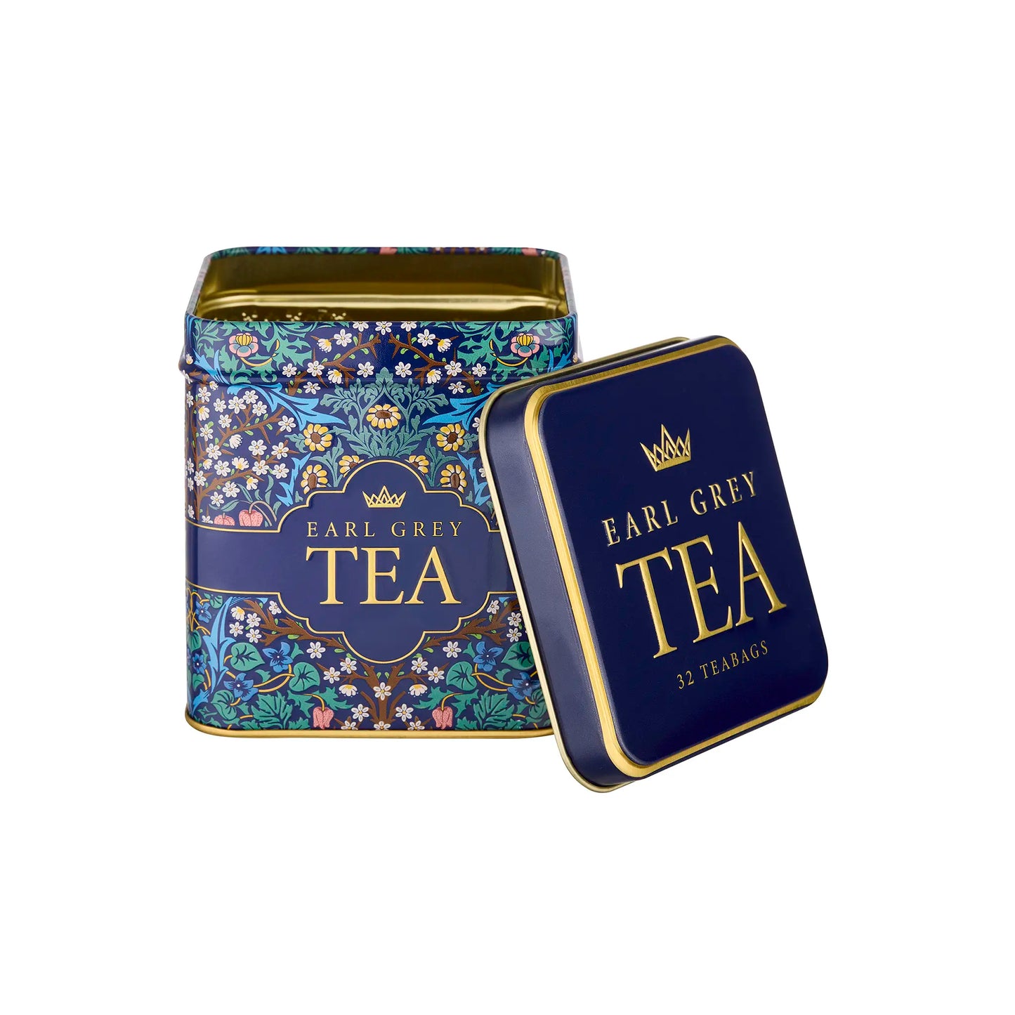 'Daisies' Tapestry Collection Tea Tin by New English Teas