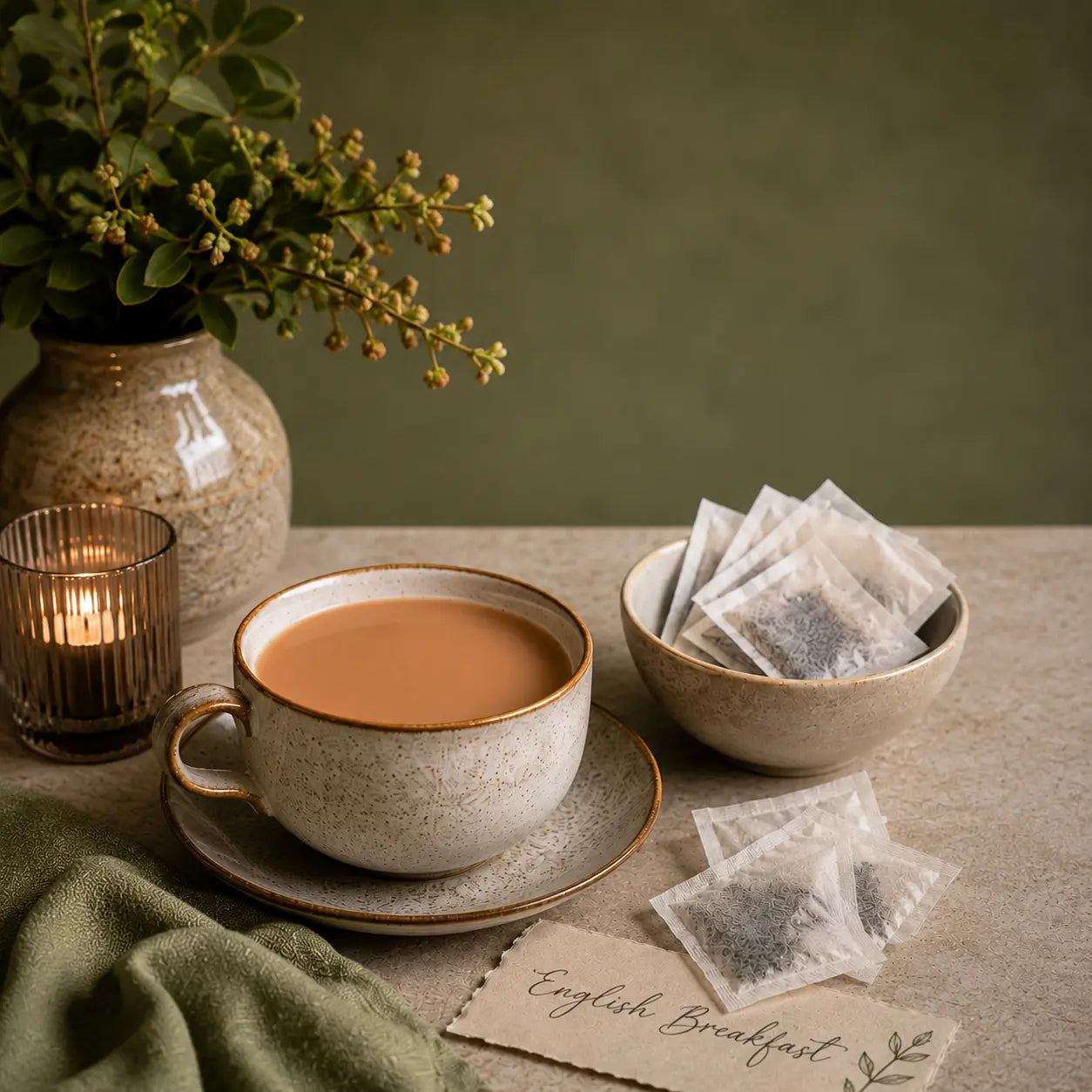English Breakfast blend teabags by New English Teas