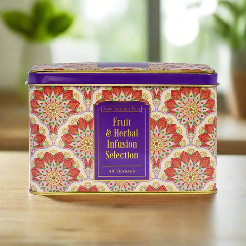 Fruit & Herbal Infusion Selection Tea Tin Tea Tins New English Teas