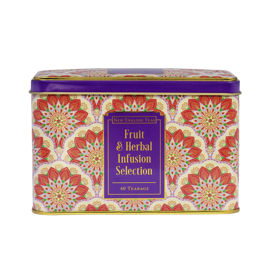 Fruit & Herbal Infusion Selection Tea Tin Tea Tins New English Teas