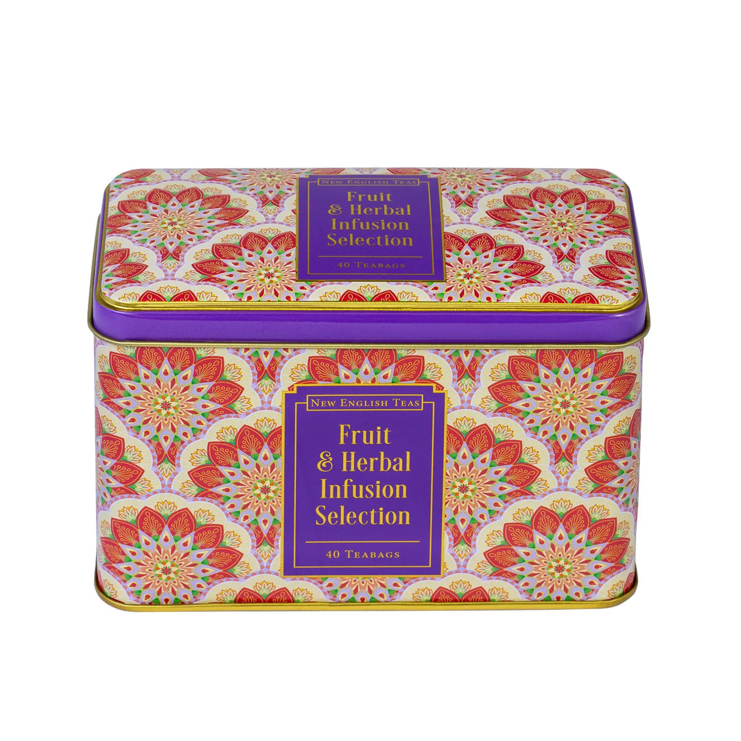 Fruit & Herbal Infusion Selection Tea Tin Tea Tins New English Teas