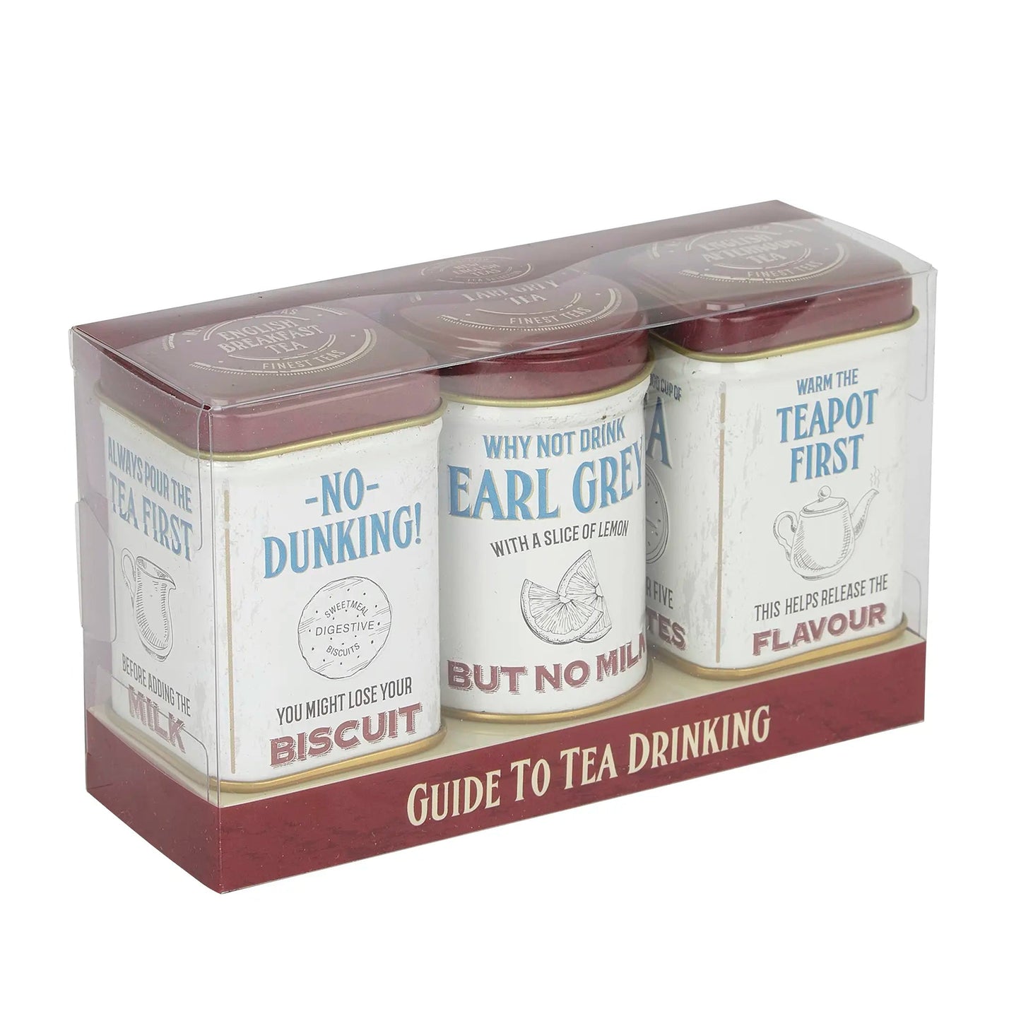 Guide To Tea Drinking Mini Tea Tin Gift Set Gift Packs New English Teas