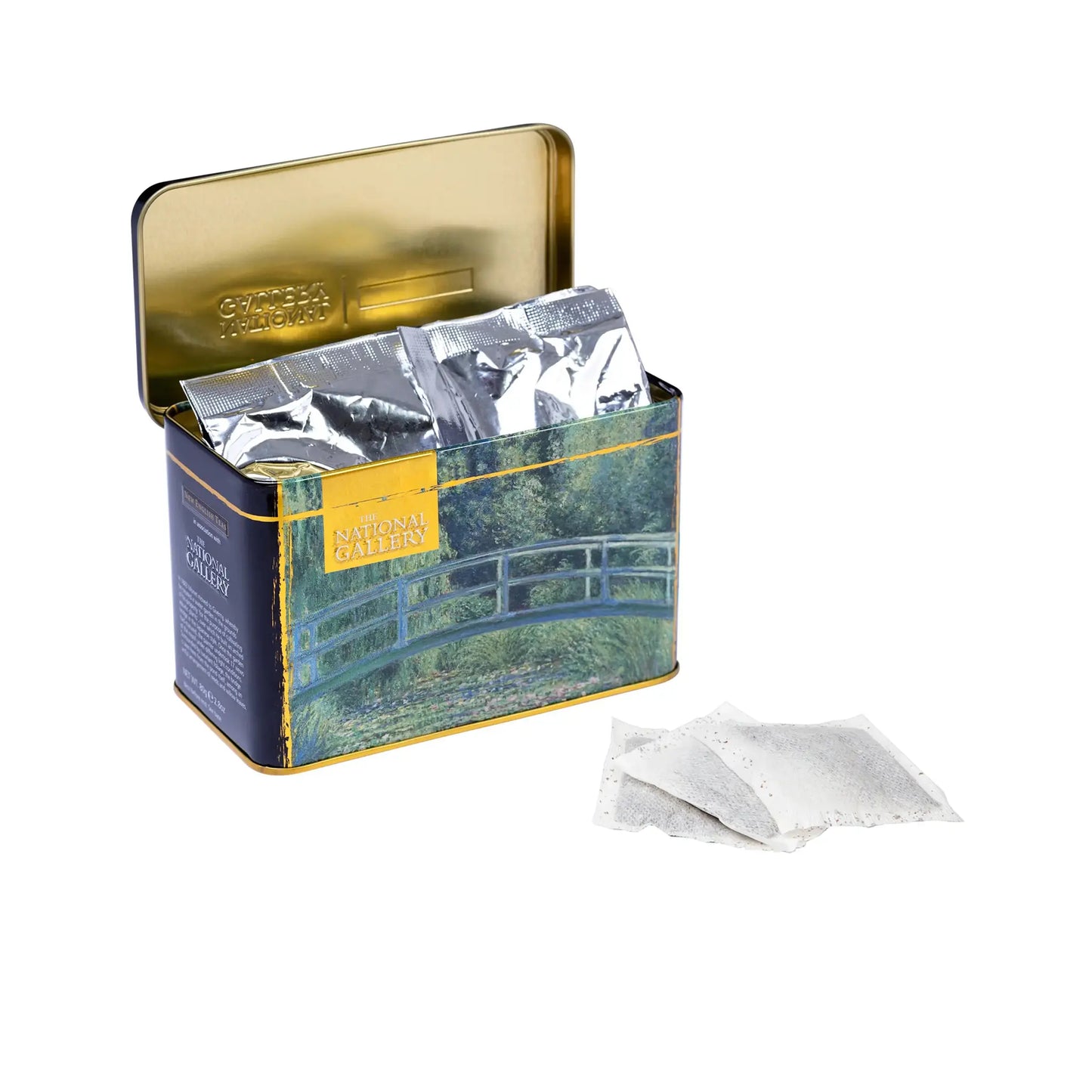The National Gallery Tea Tin Collection Gift - Water Lilies by Monet
