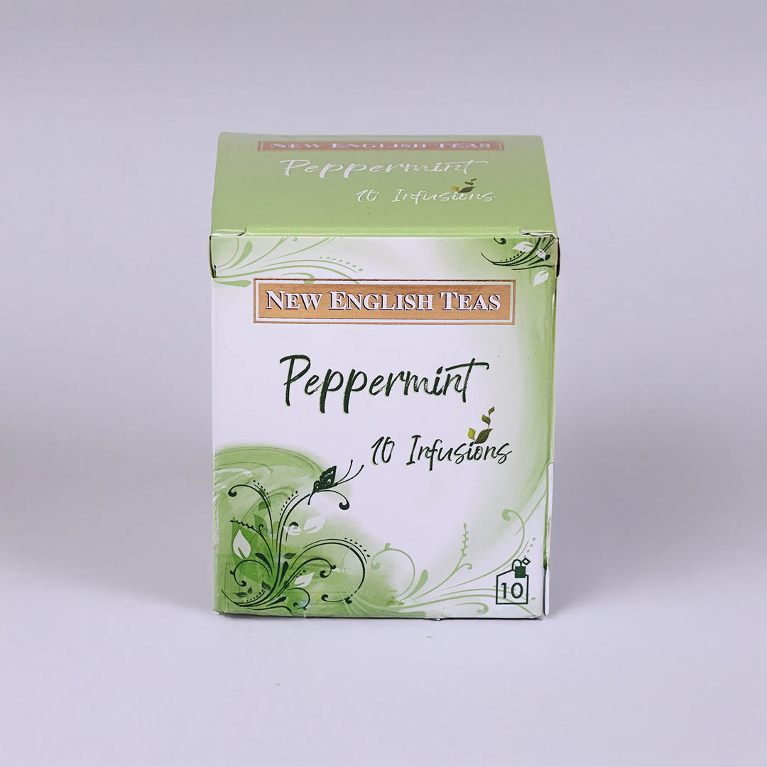 Peppermint Tea - Fruit & Herbal 10 Teabag Box - New English Teas