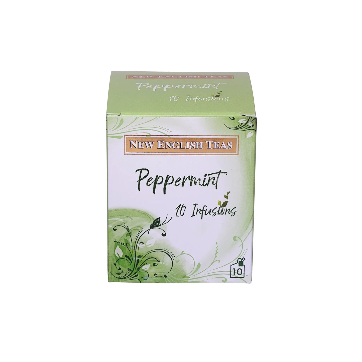 Peppermint Tea - Fruit & Herbal 10 Teabag Box - New English Teas