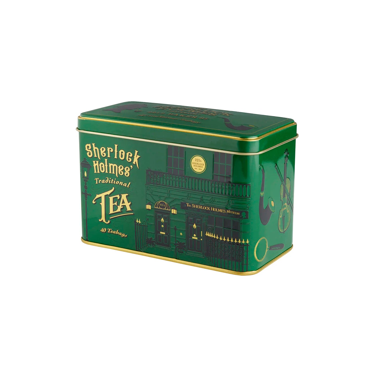 Sherlock Holmes Museum Classic Tea Tin by New English Teas