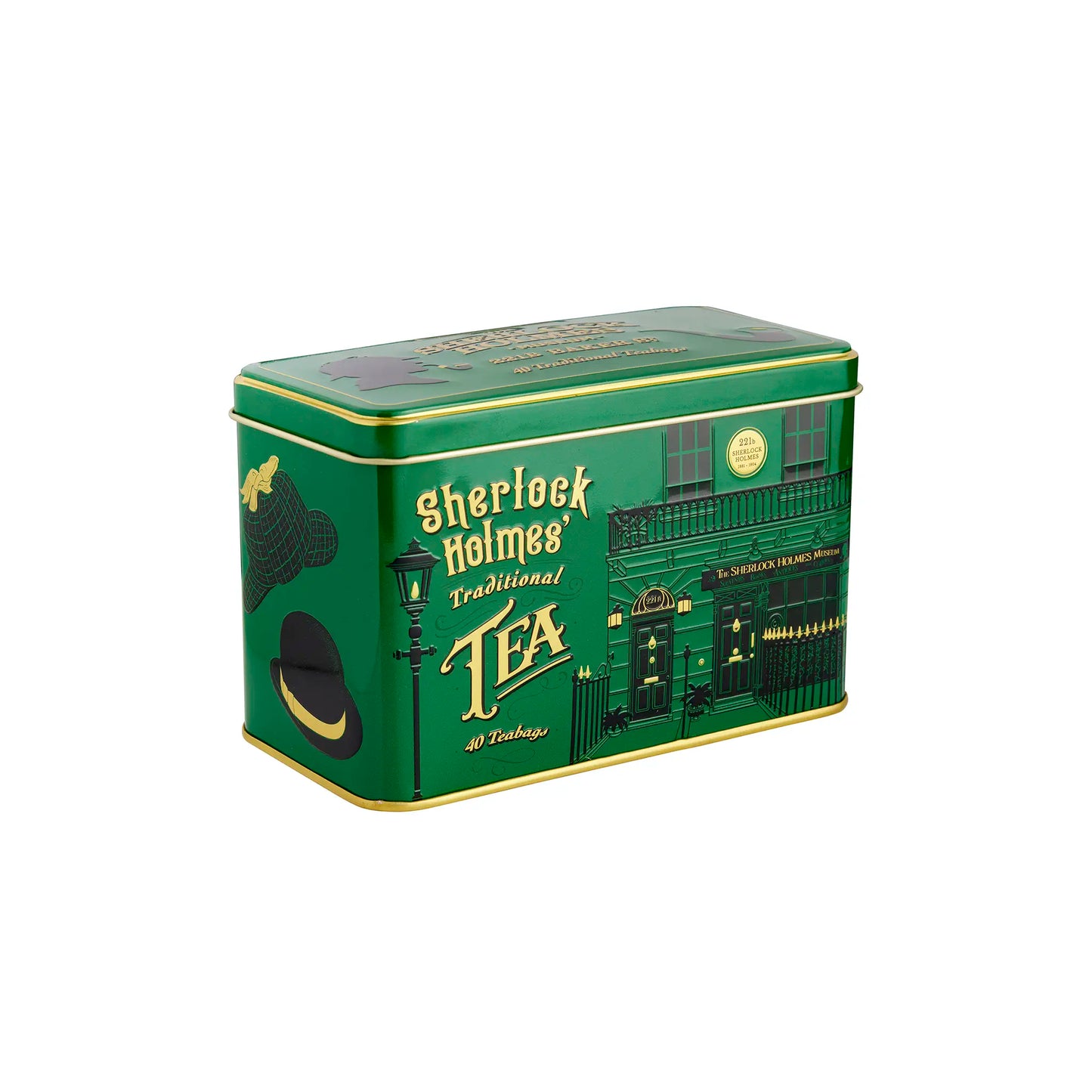 Sherlock Holmes Museum Classic Tea Tin by New English Teas