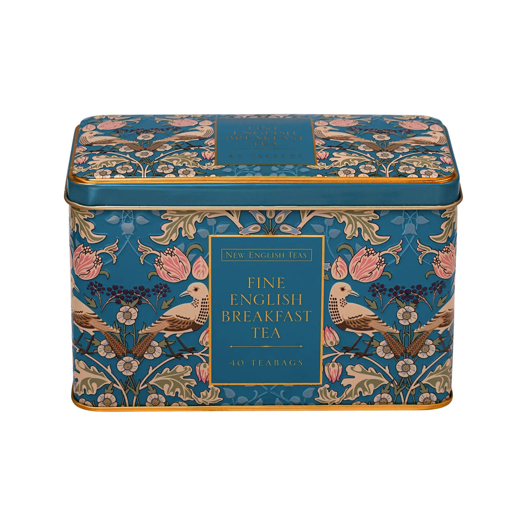 Song Thrush Tea Tin Bundle by New English Teas - Teal