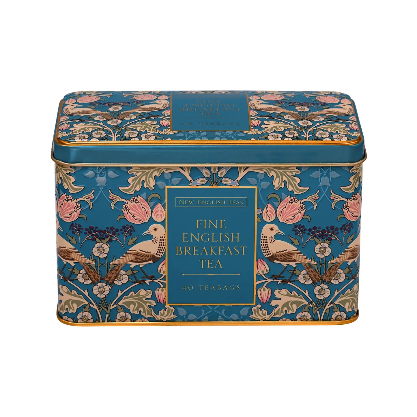 Song Thrush Tea Tin Bundle by New English Teas - Teal
