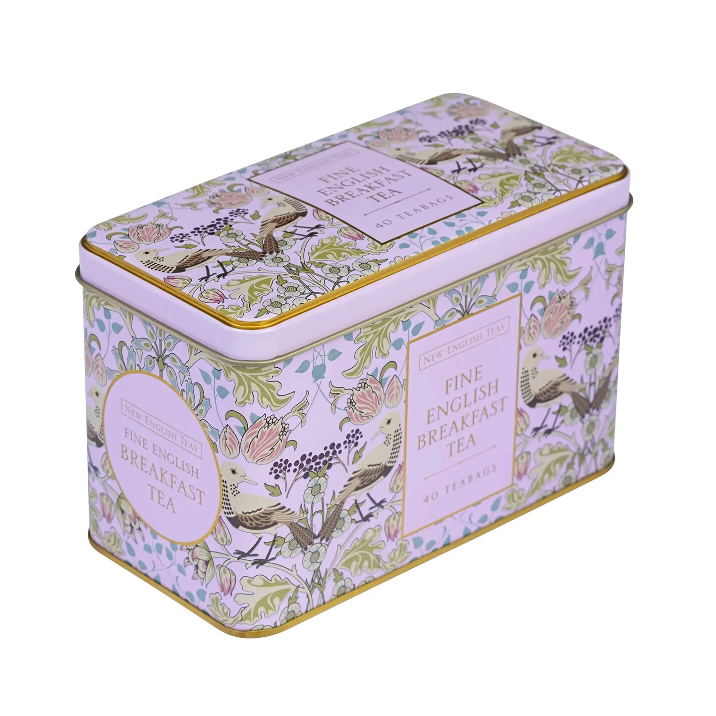 Song Thrush Tea Tin Bundle by New English Teas - Pink