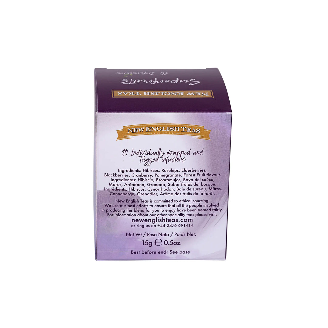 Fruit & Herbal 10 Teabag Box - Superfruits - New English Teas