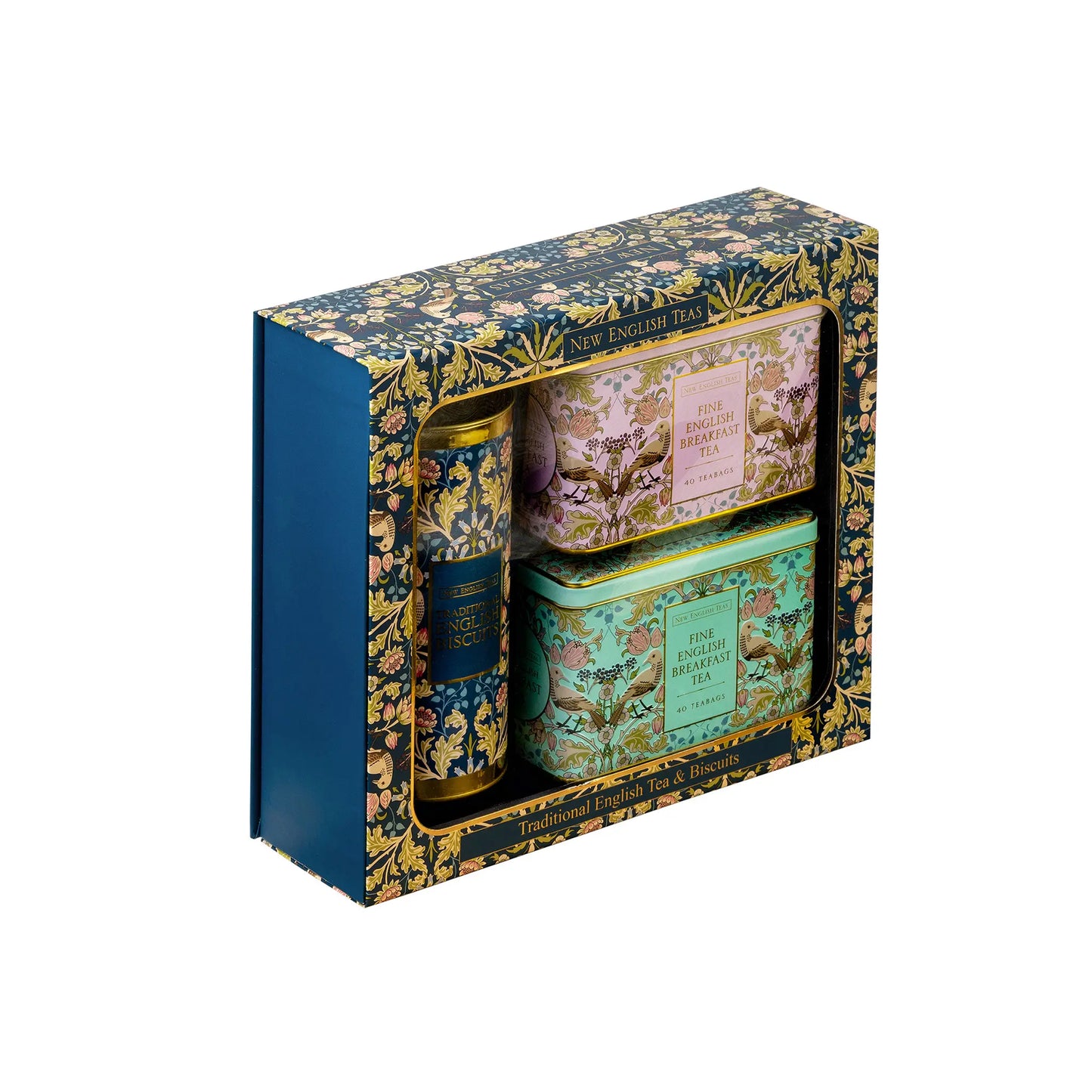 Song Thrush Tea & Biscuits Gift Set by New English Teas