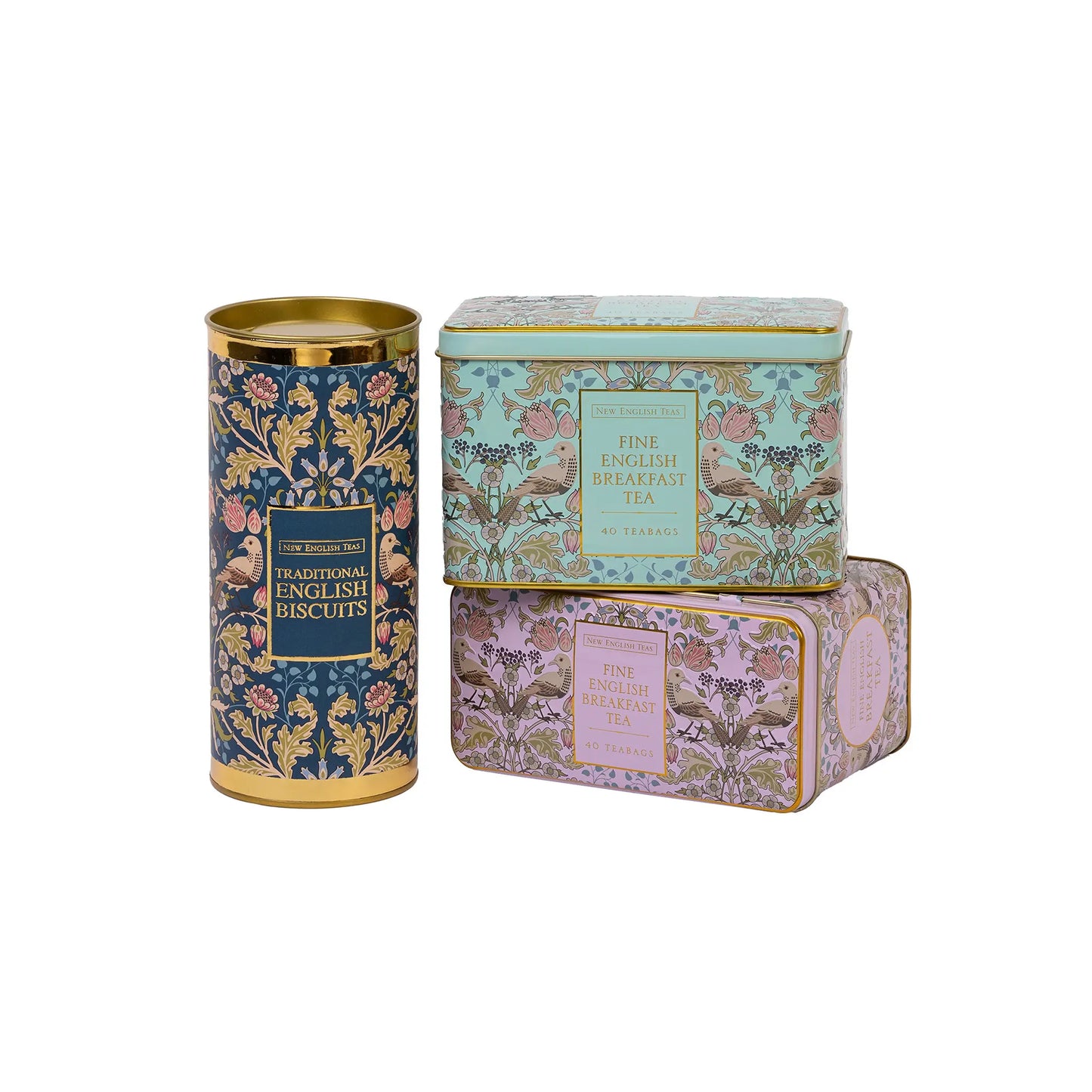 Song Thrush Tea & Biscuits Gift Set by New English Teas
