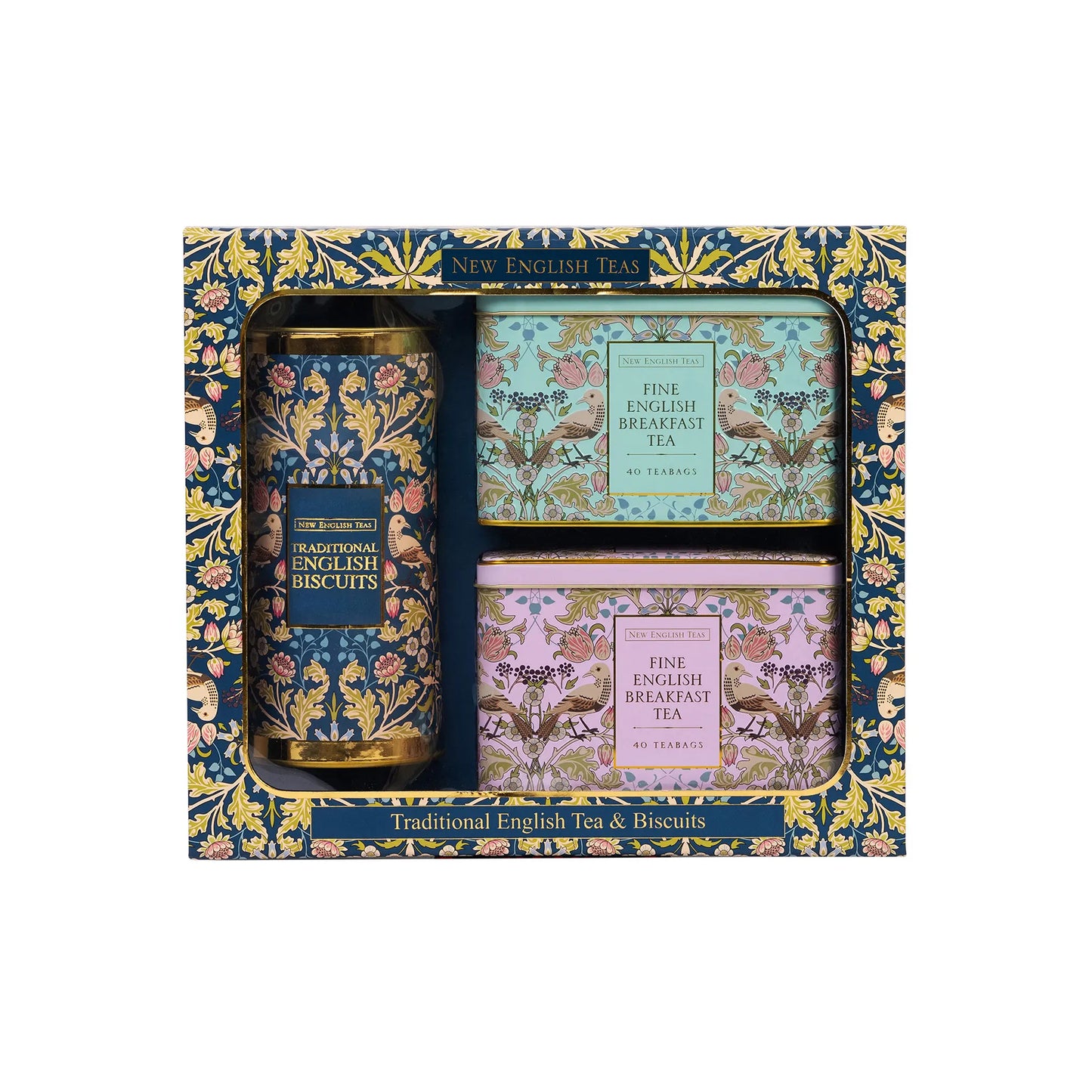 Song Thrush Tea & Biscuits Gift Set by New English Teas