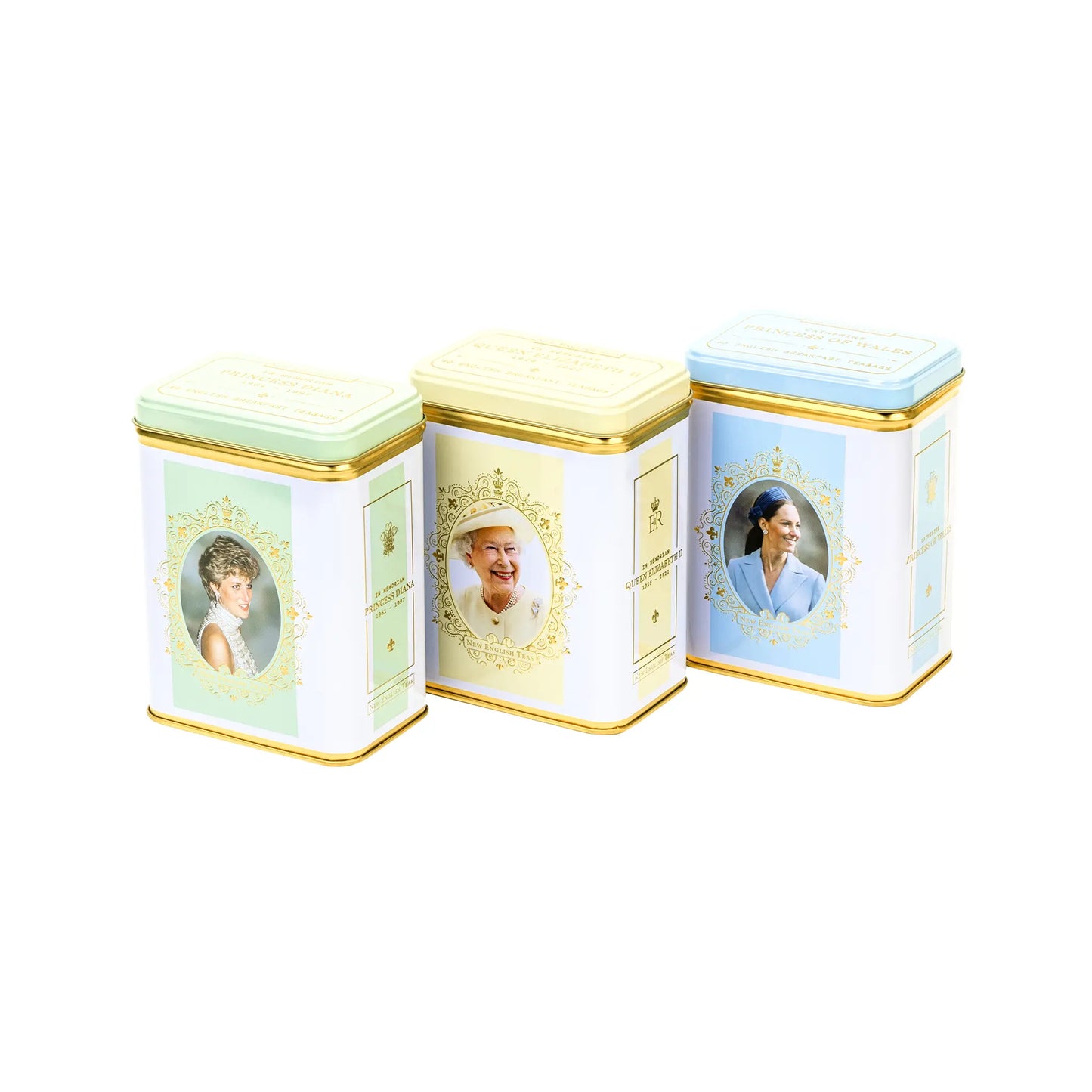 Royal Ladies Triple Tea Tin Gift Pack by New English Teas