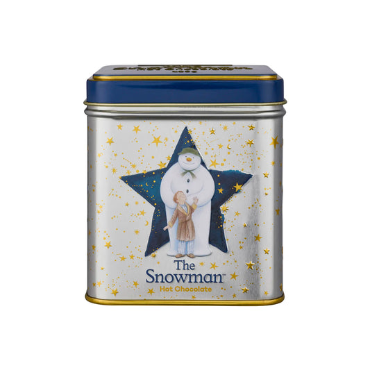 The Snowman 'Star' 125g square Hot Chocolate tin by New English Teas