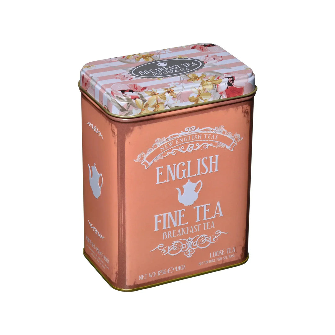 Vintage Floral Portrait Tea Tin - Blush - New English Teas