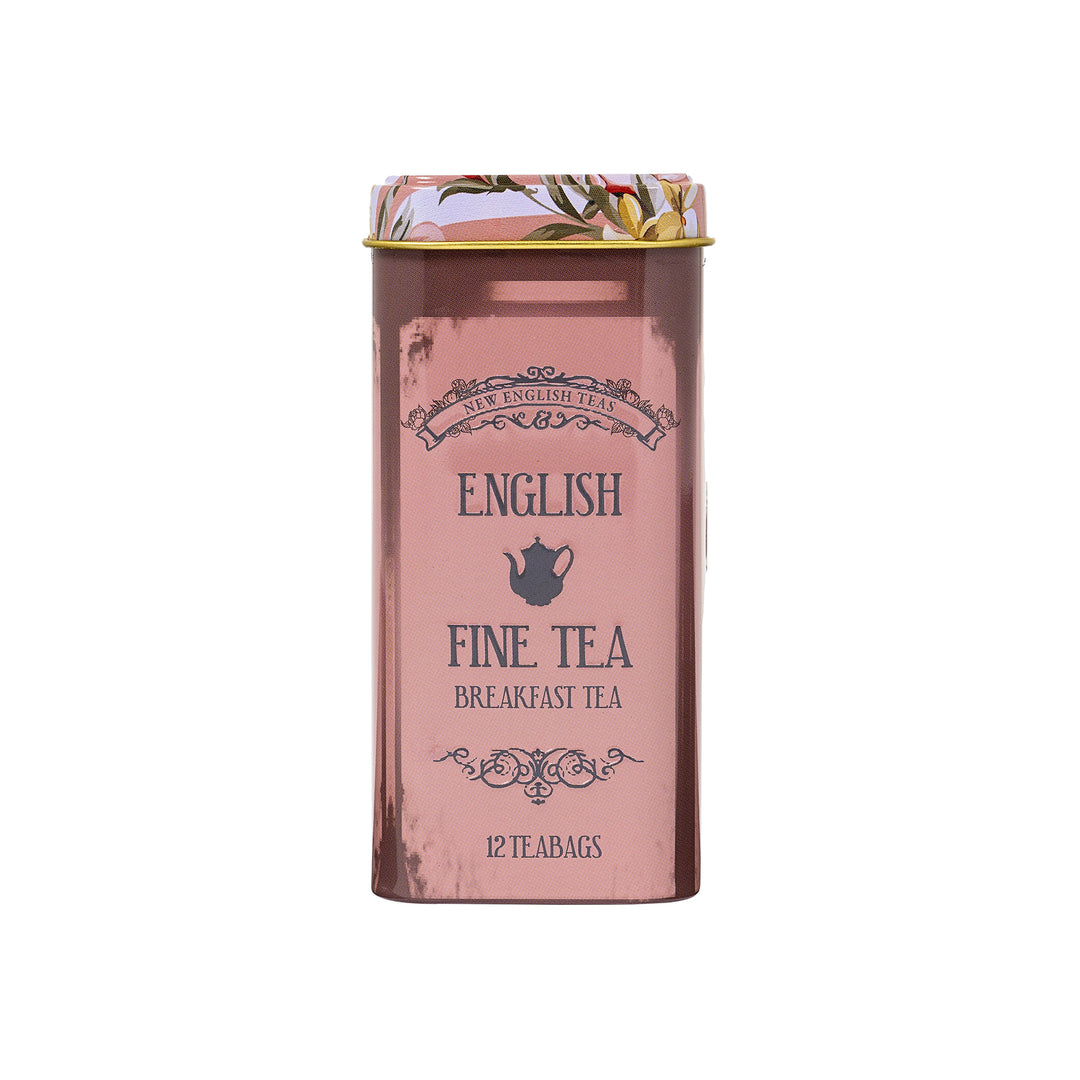 Vintage Floral 12 Teabag Tin Set - New English Teas