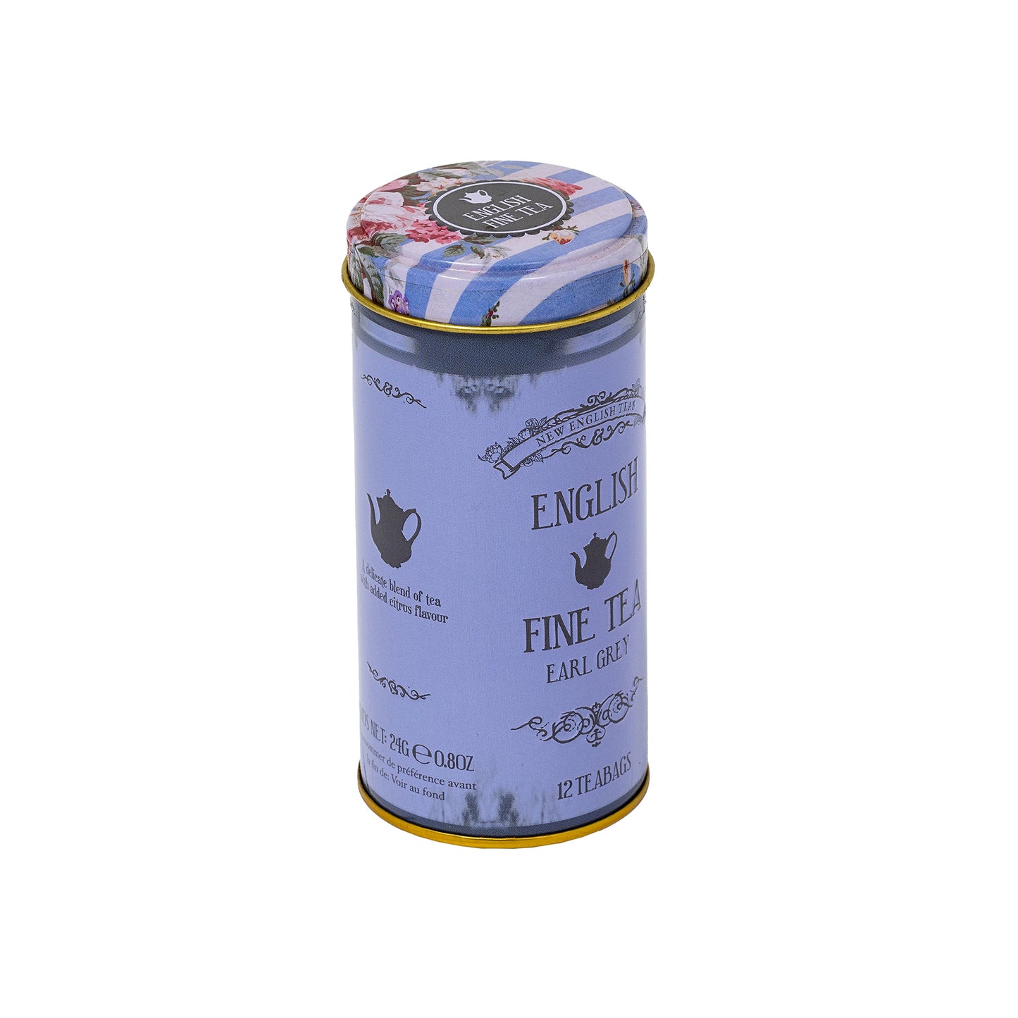 Vintage Floral 12 Teabag Tin Set - New English Teas