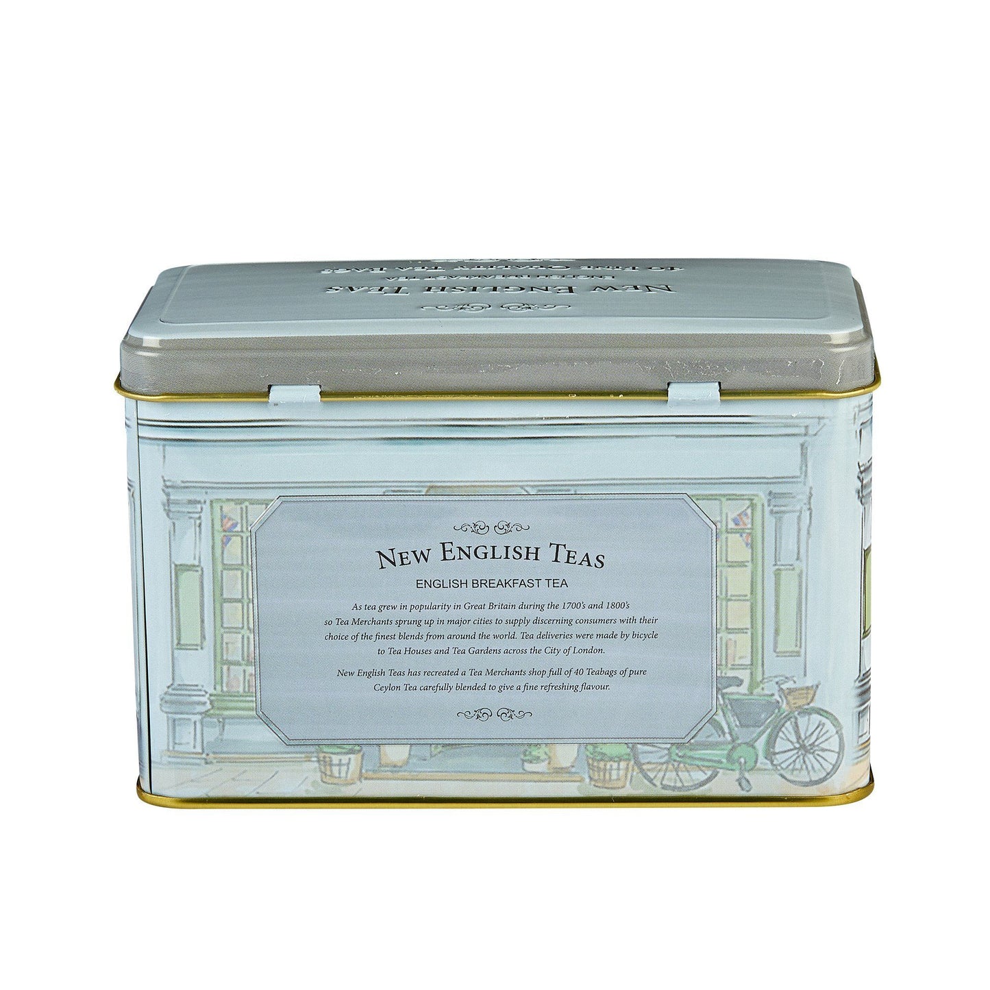 Vintage Village Classic Tea Tin - Merchant's Shop - New English Teas