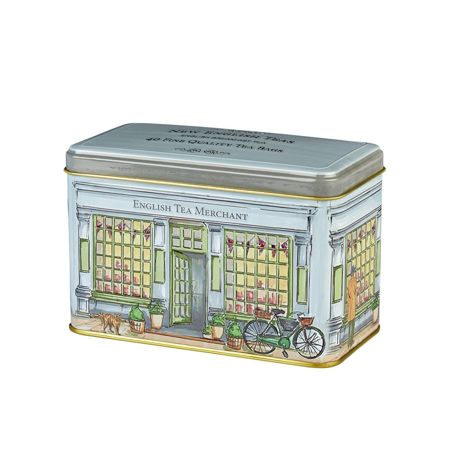 Vintage Village Classic Tea Tin - Merchant's Shop - New English Teas