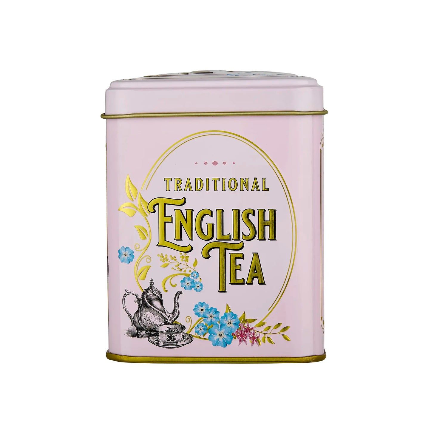 Vintage Victorian Classic Tea Tin - Pink - New English Teas