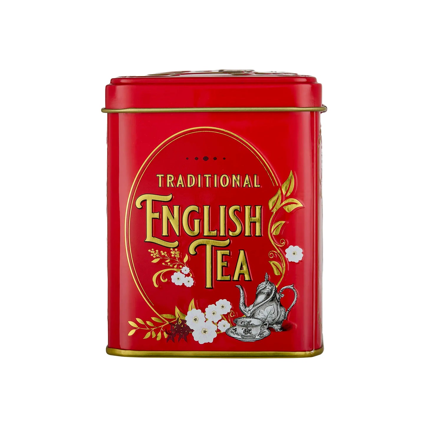 Vintage Victorian Classic Tea Tin - Berry Red - New English Teas