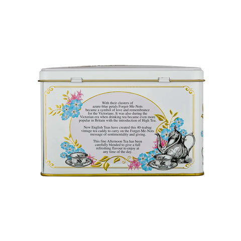 Vintage Victorian Classic Tea Tin - Ivory - New English Teas
