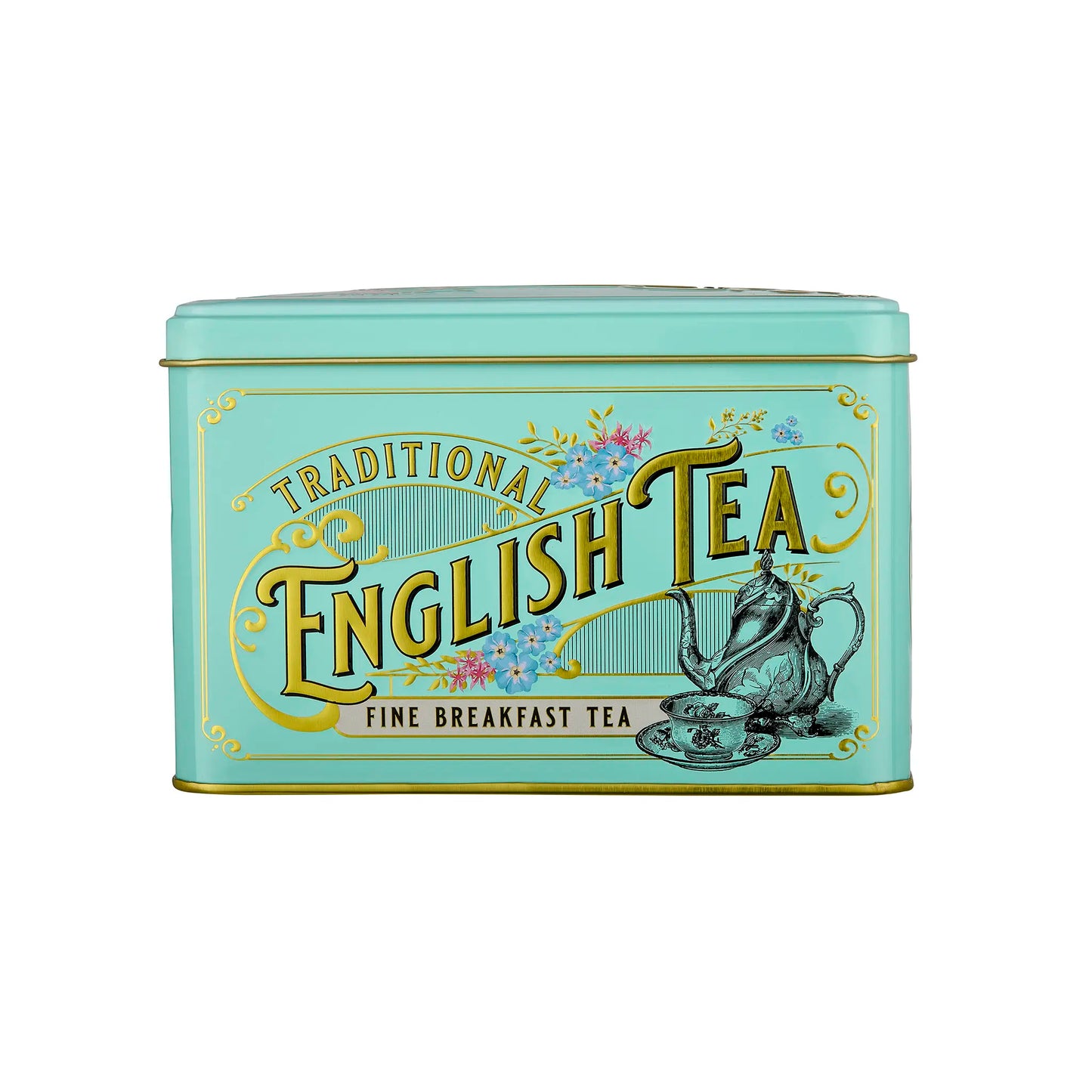 Vintage Victorian Classic Tea Tin - Mint Green - New English Teas