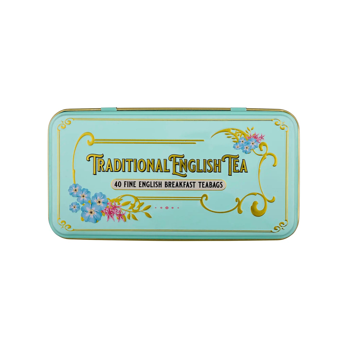 Vintage Victorian Classic Tea Tin - Mint Green - New English Teas
