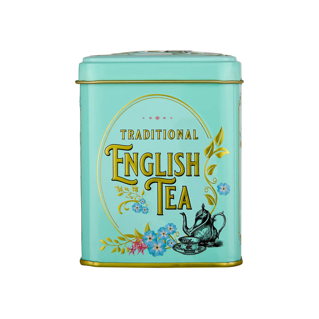 Vintage Victorian Classic Tea Tin - Mint Green - New English Teas
