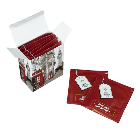 Love London 6 Teabag Box - Black & White Telephones - New English Teas