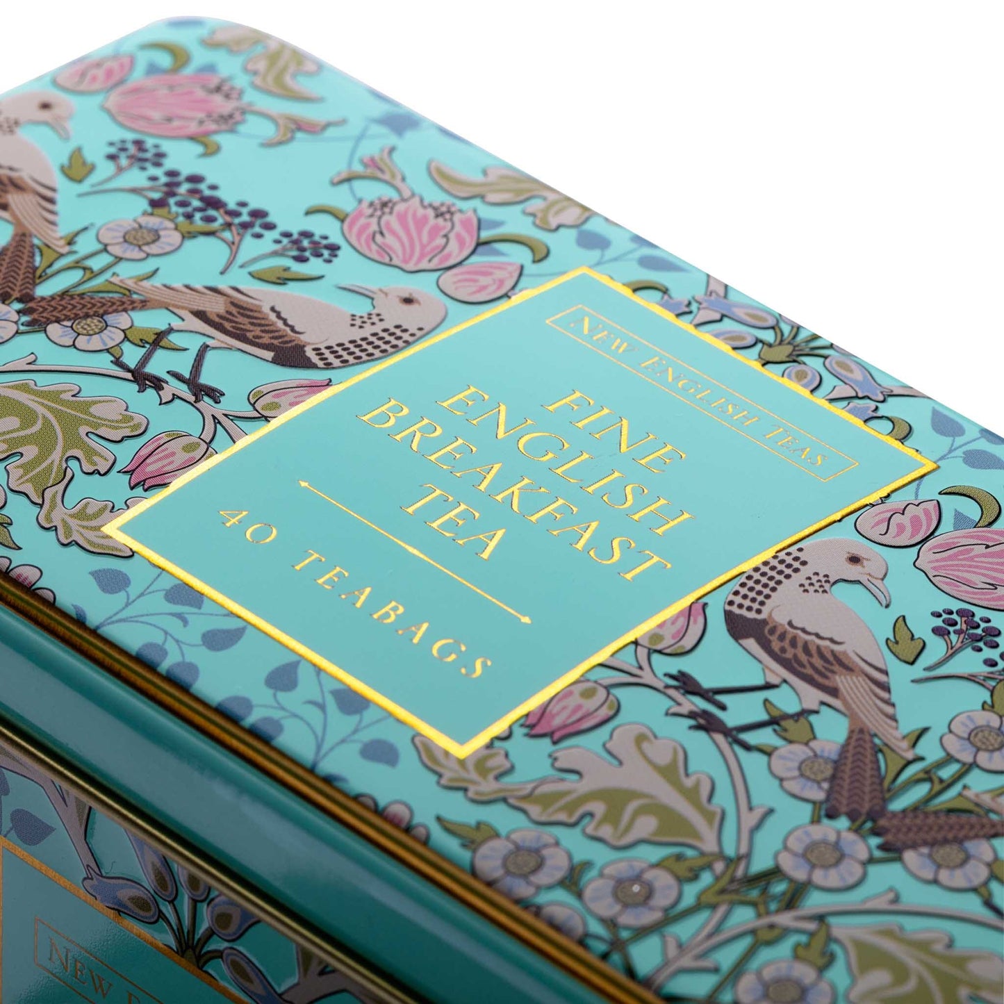 Song Thrush Classic Tea Tin - Mint Green - New English Teas